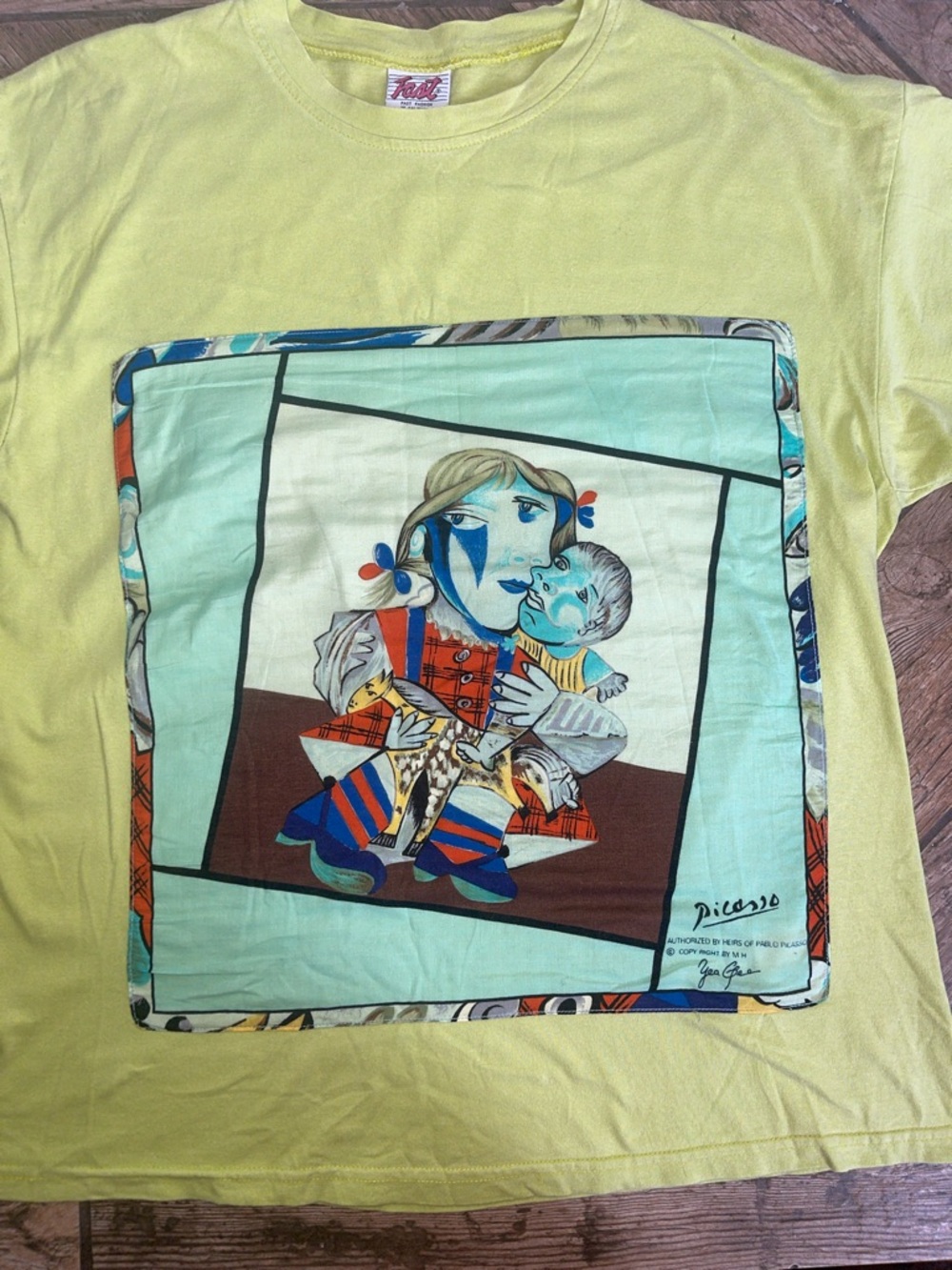 Picasso Art Print patch vintage tee